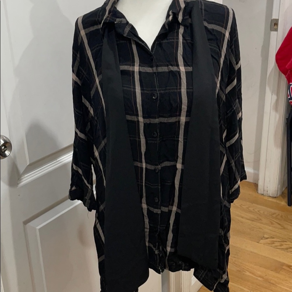 Zara trafaluc collection buttondown top